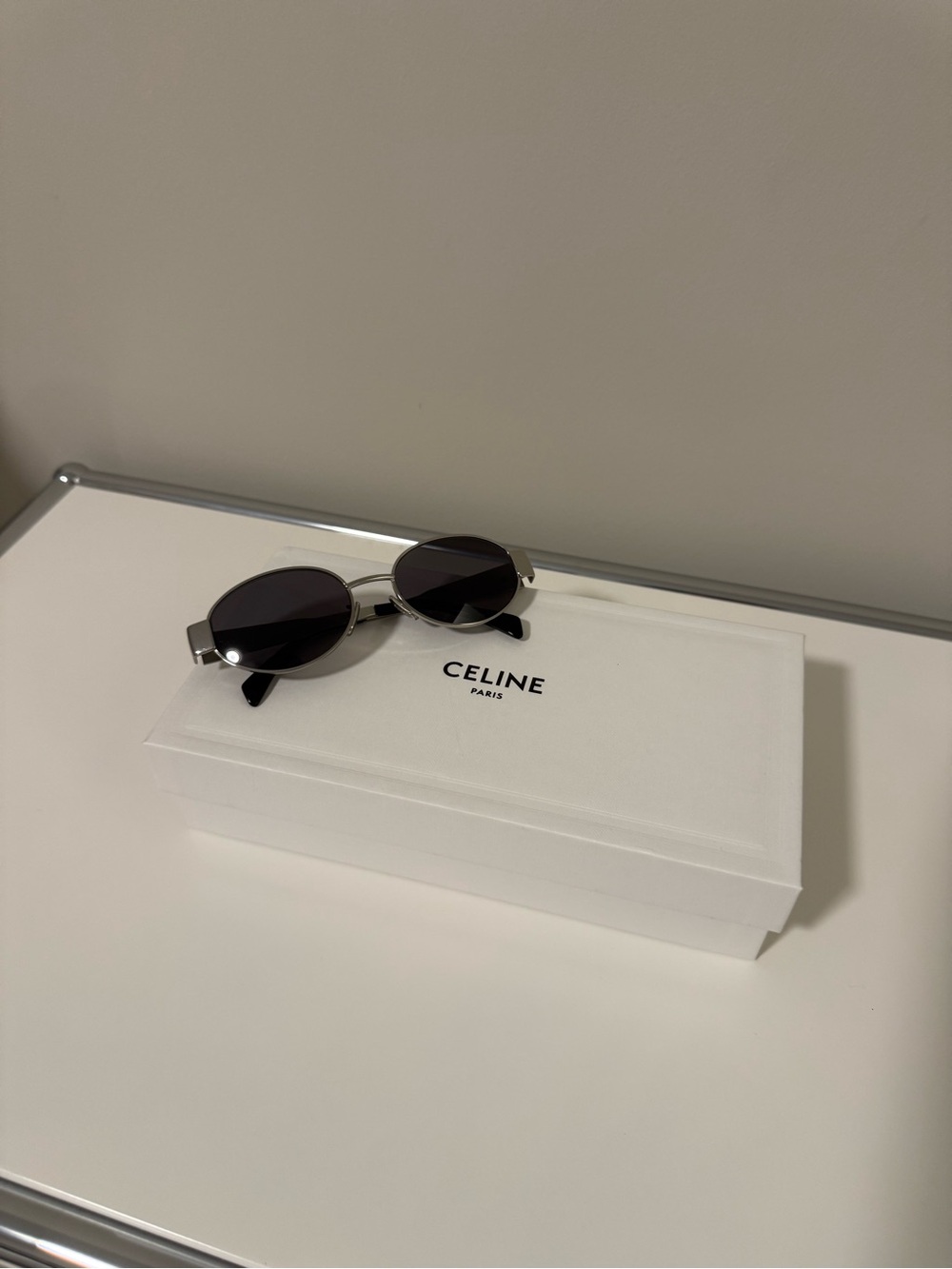 Celine Triomphe Metal Sunglasses - Picture 6 of 10